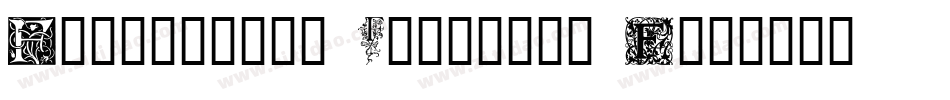 Ornamental Initials J字体转换